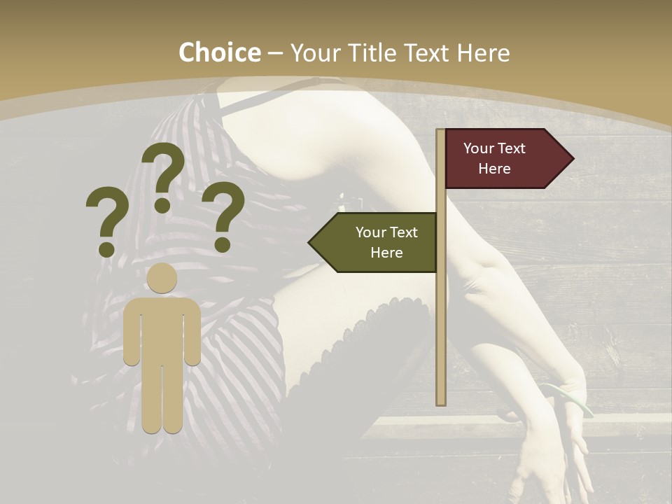 Retro Girl Photography PowerPoint Template