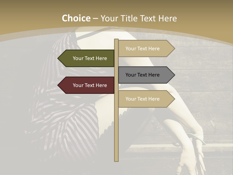 Retro Girl Photography PowerPoint Template