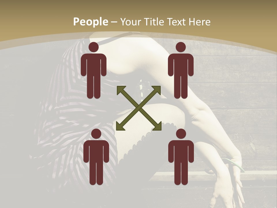 Retro Girl Photography PowerPoint Template