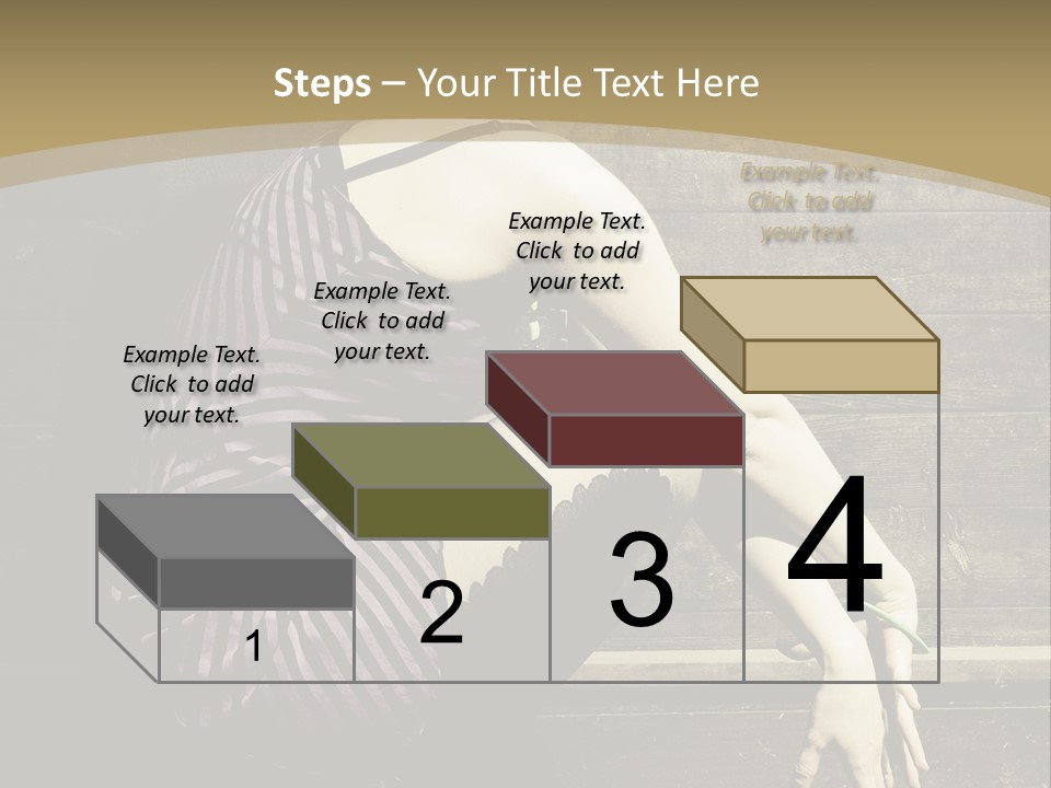 Retro Girl Photography PowerPoint Template