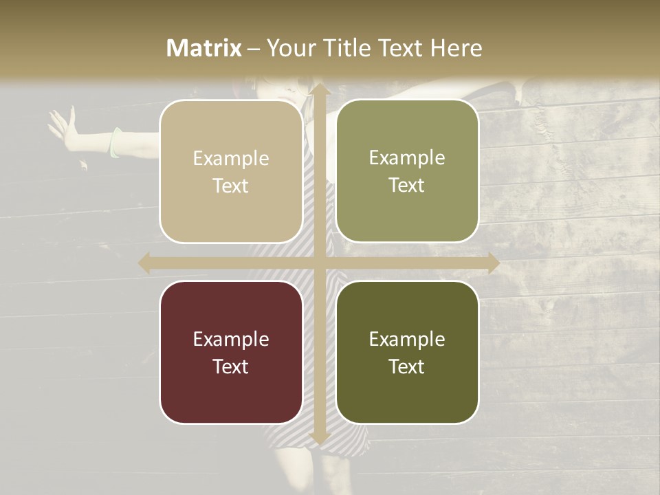 Cute Shirt Girl PowerPoint Template