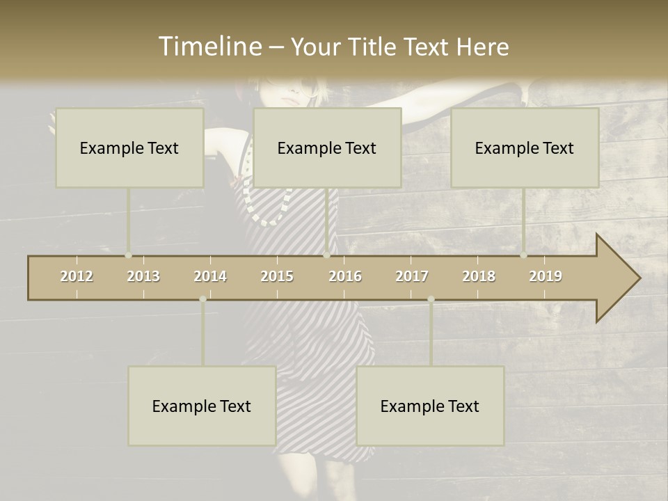 Cute Shirt Girl PowerPoint Template