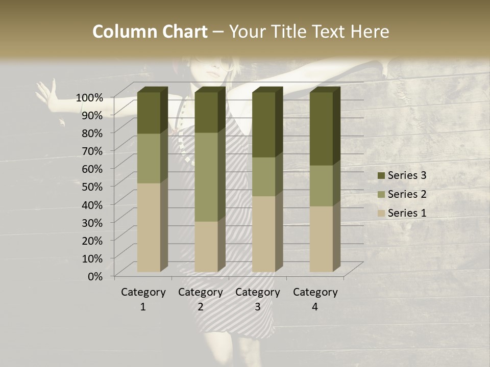 Cute Shirt Girl PowerPoint Template