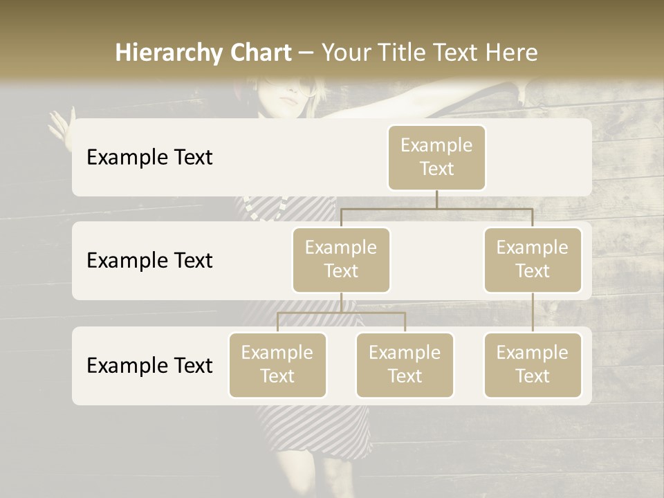 Cute Shirt Girl PowerPoint Template