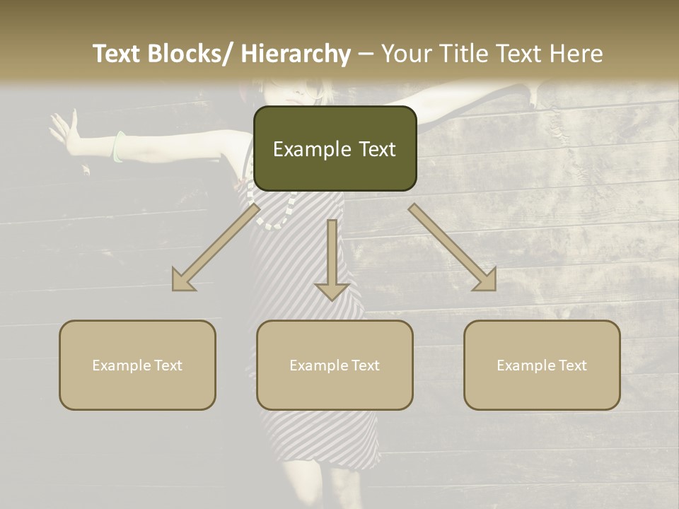 Cute Shirt Girl PowerPoint Template