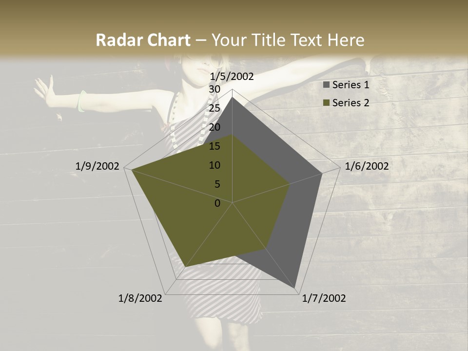 Cute Shirt Girl PowerPoint Template