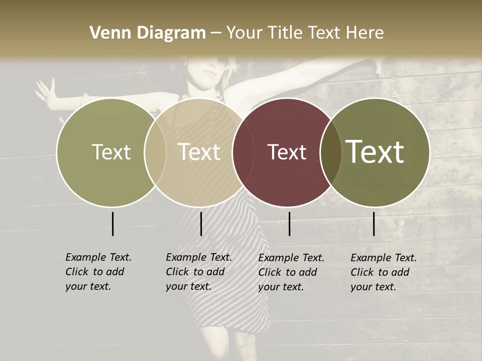 Cute Shirt Girl PowerPoint Template