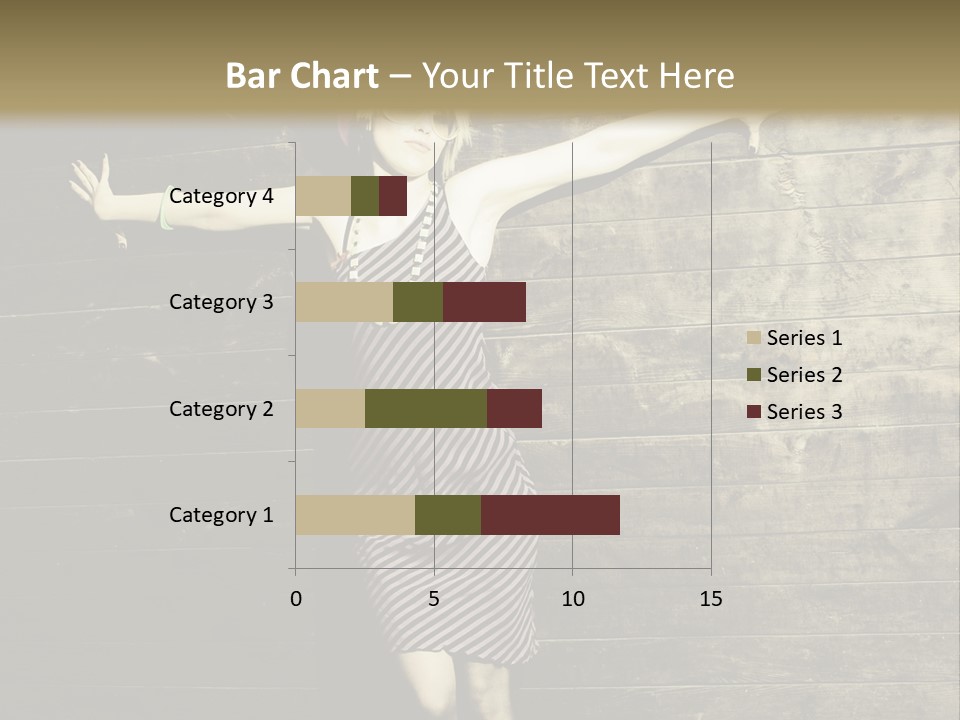 Cute Shirt Girl PowerPoint Template