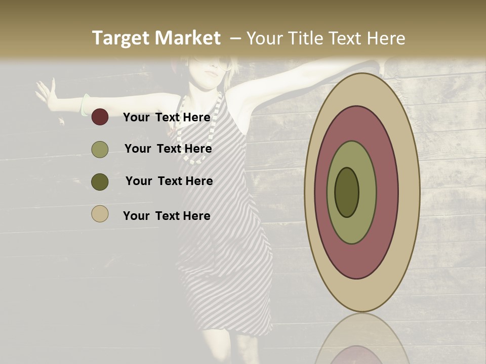 Cute Shirt Girl PowerPoint Template