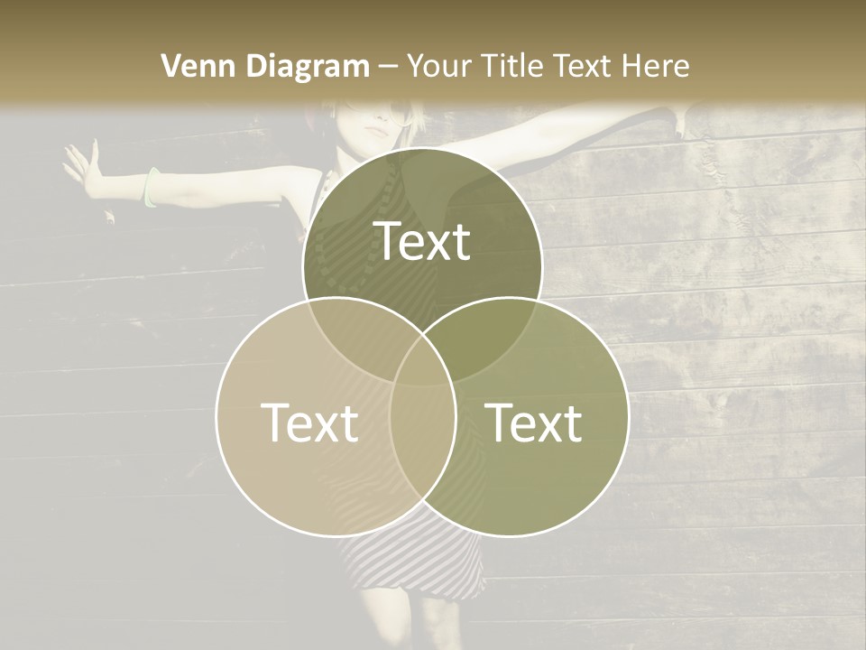 Cute Shirt Girl PowerPoint Template