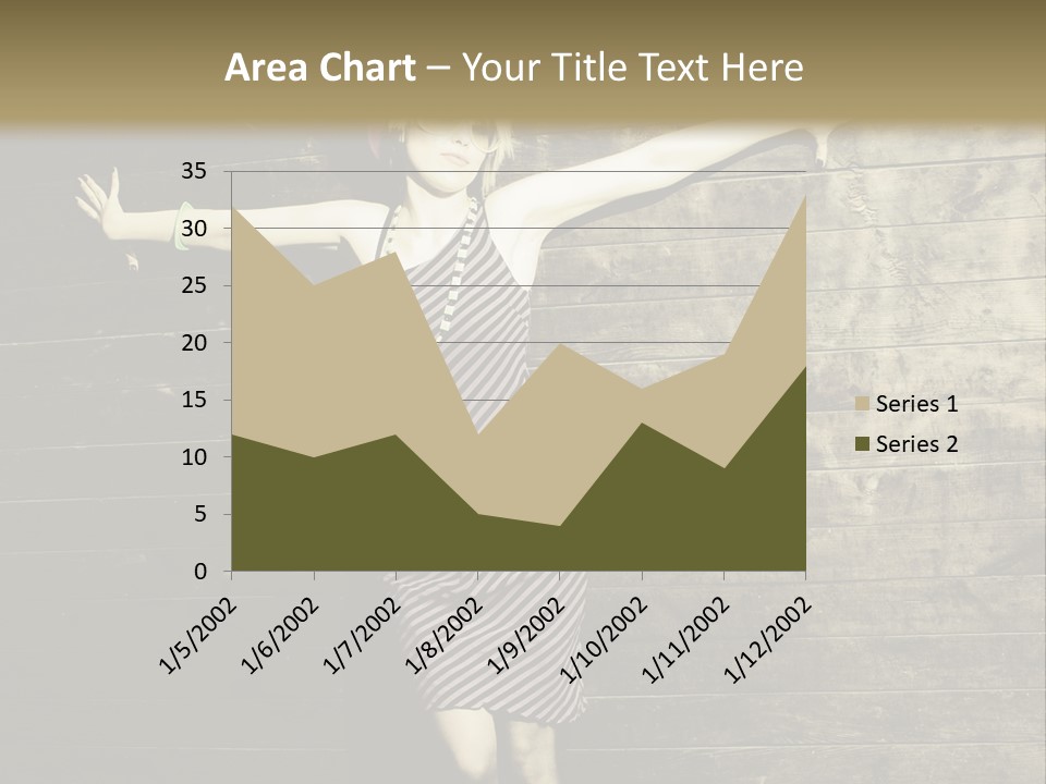 Cute Shirt Girl PowerPoint Template