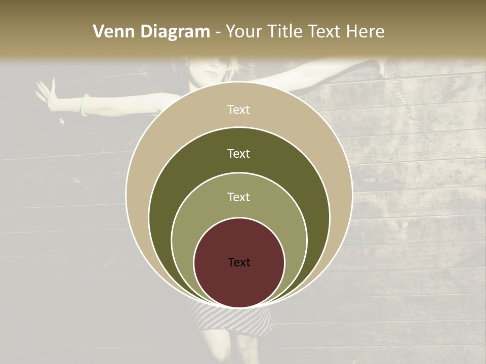 Cute Shirt Girl PowerPoint Template