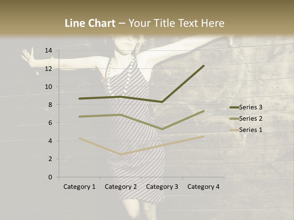 Cute Shirt Girl PowerPoint Template