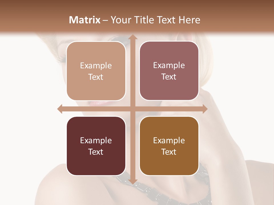 Retro Model Pretty PowerPoint Template