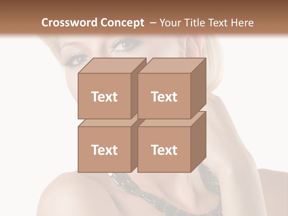 Retro Model Pretty PowerPoint Template