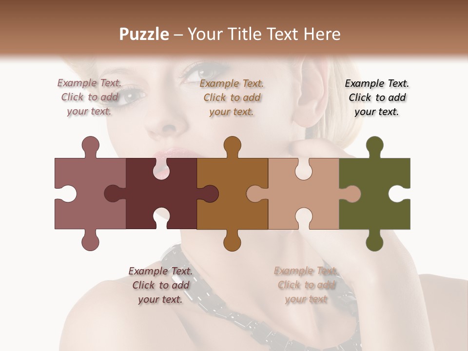 Retro Model Pretty PowerPoint Template