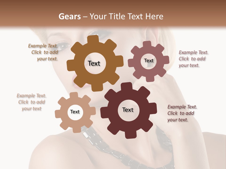 Retro Model Pretty PowerPoint Template