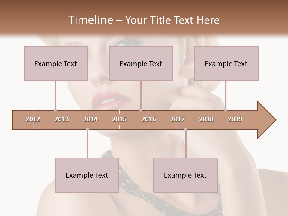 Retro Model Pretty PowerPoint Template