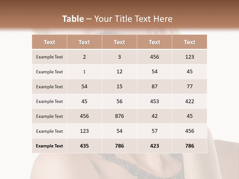 Retro Model Pretty PowerPoint Template