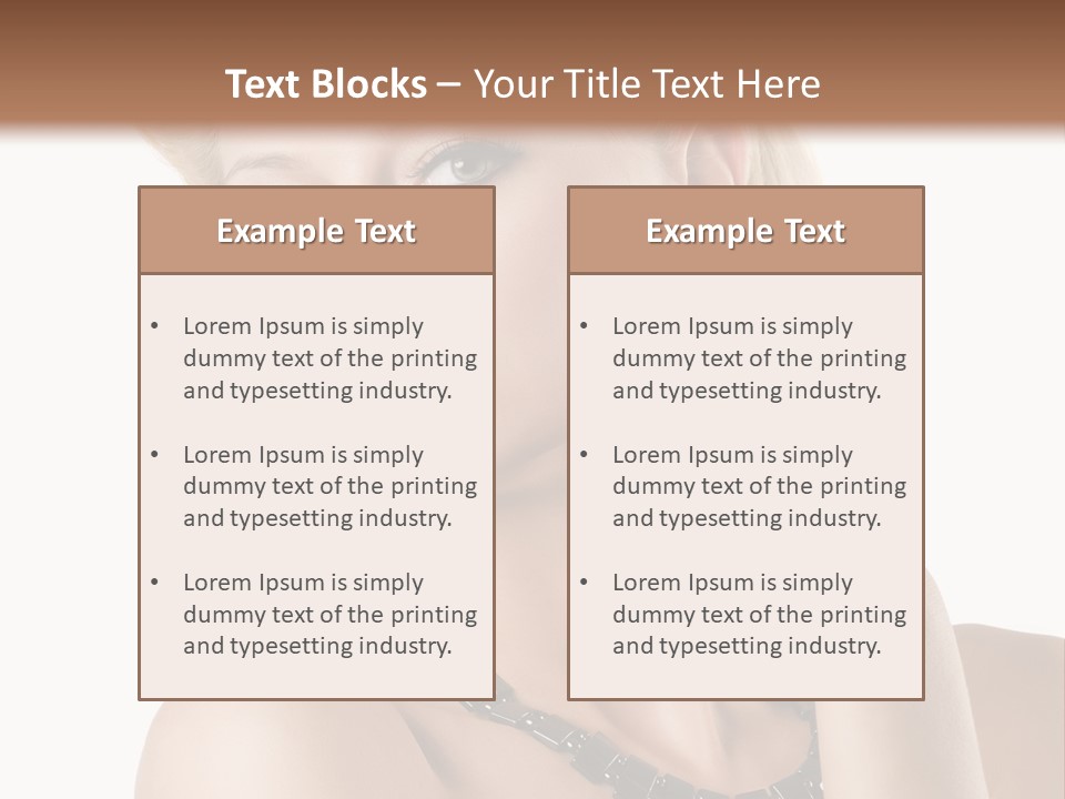 Retro Model Pretty PowerPoint Template