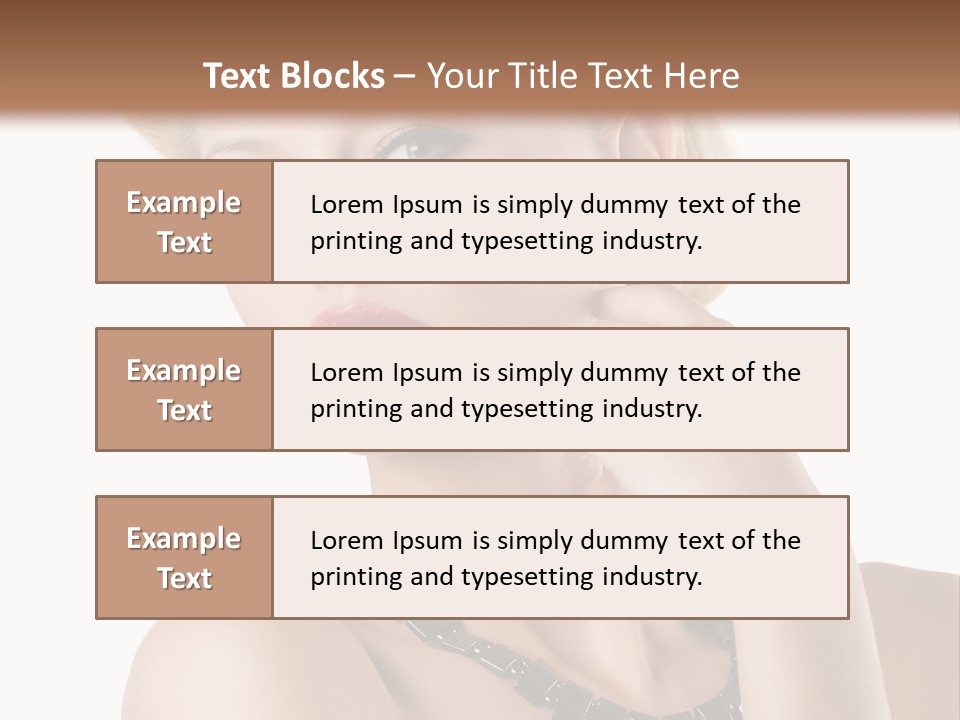 Retro Model Pretty PowerPoint Template