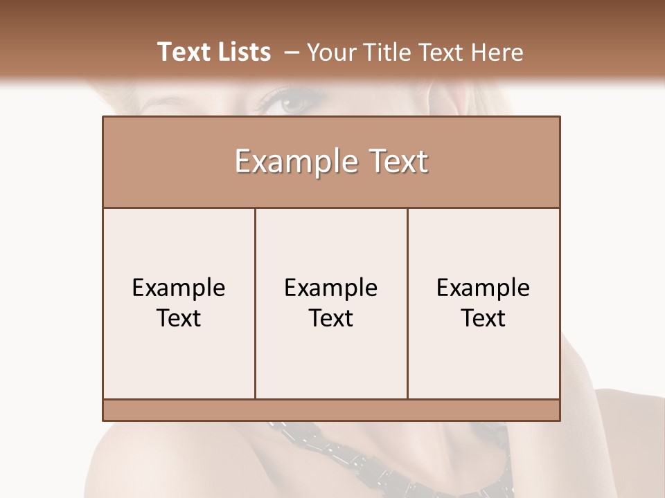 Retro Model Pretty PowerPoint Template