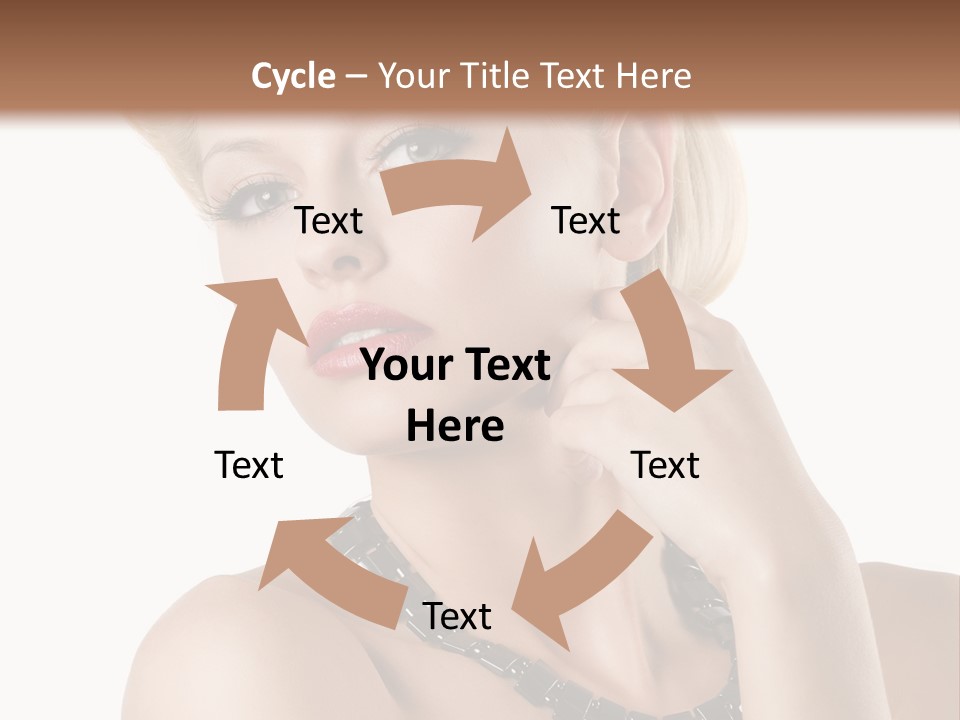 Retro Model Pretty PowerPoint Template