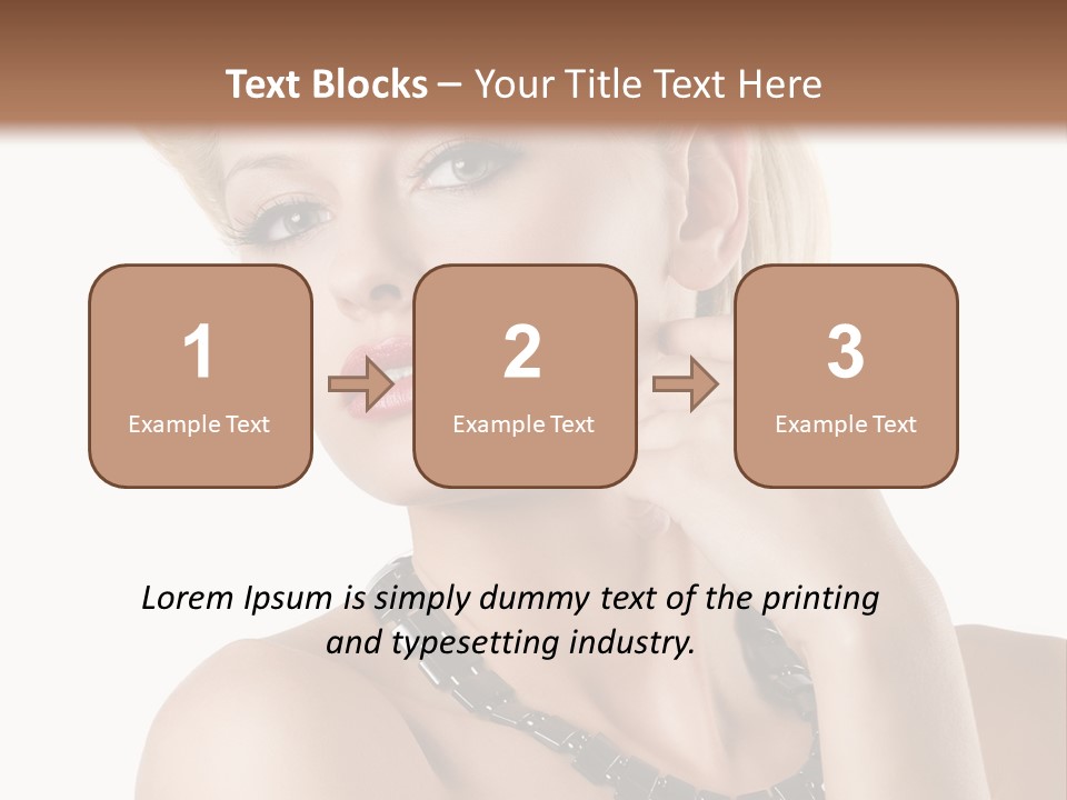 Retro Model Pretty PowerPoint Template