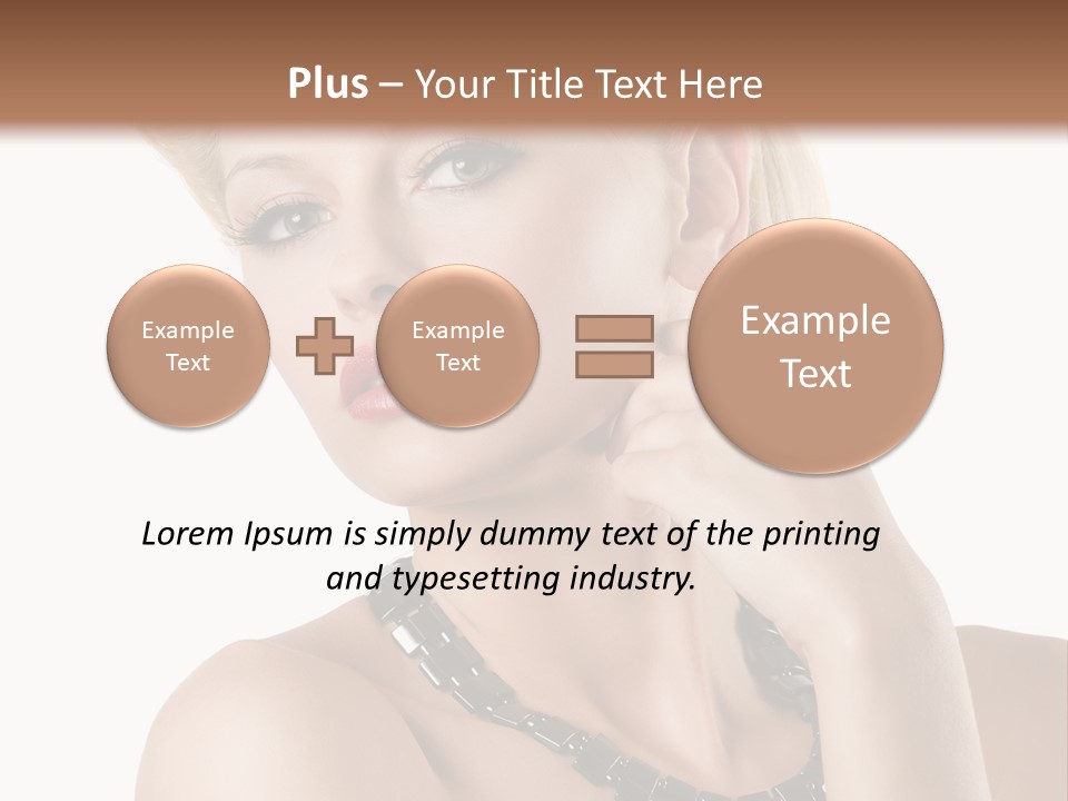 Retro Model Pretty PowerPoint Template