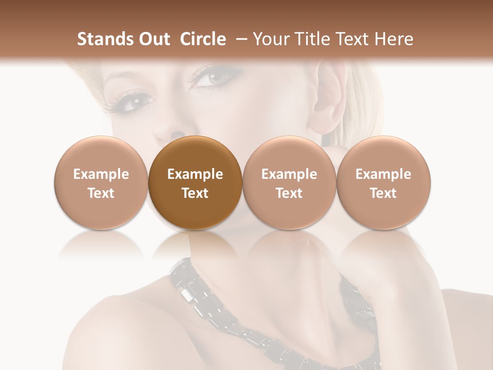 Retro Model Pretty PowerPoint Template