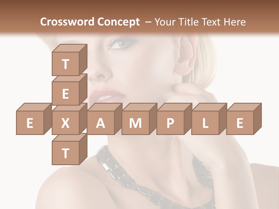 Retro Model Pretty PowerPoint Template