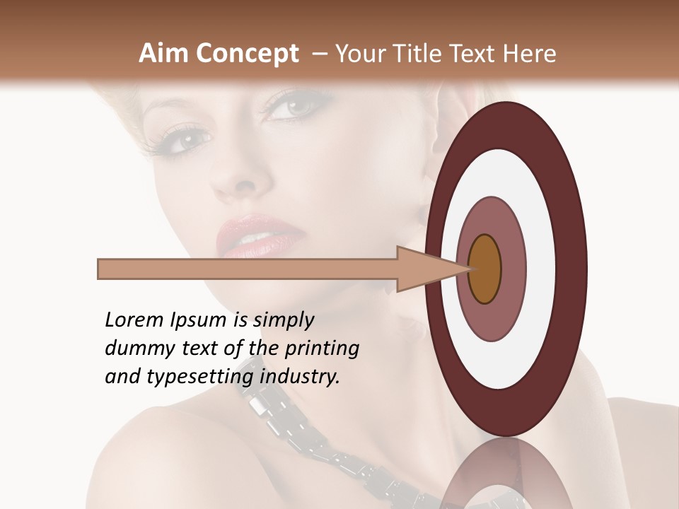 Retro Model Pretty PowerPoint Template