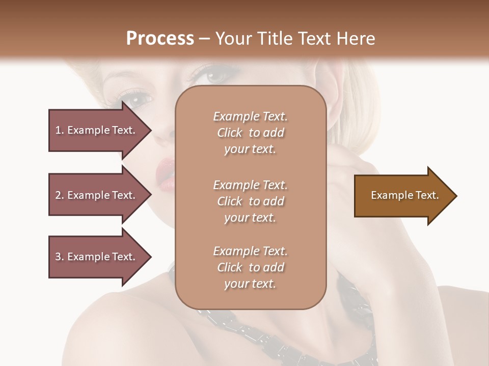 Retro Model Pretty PowerPoint Template