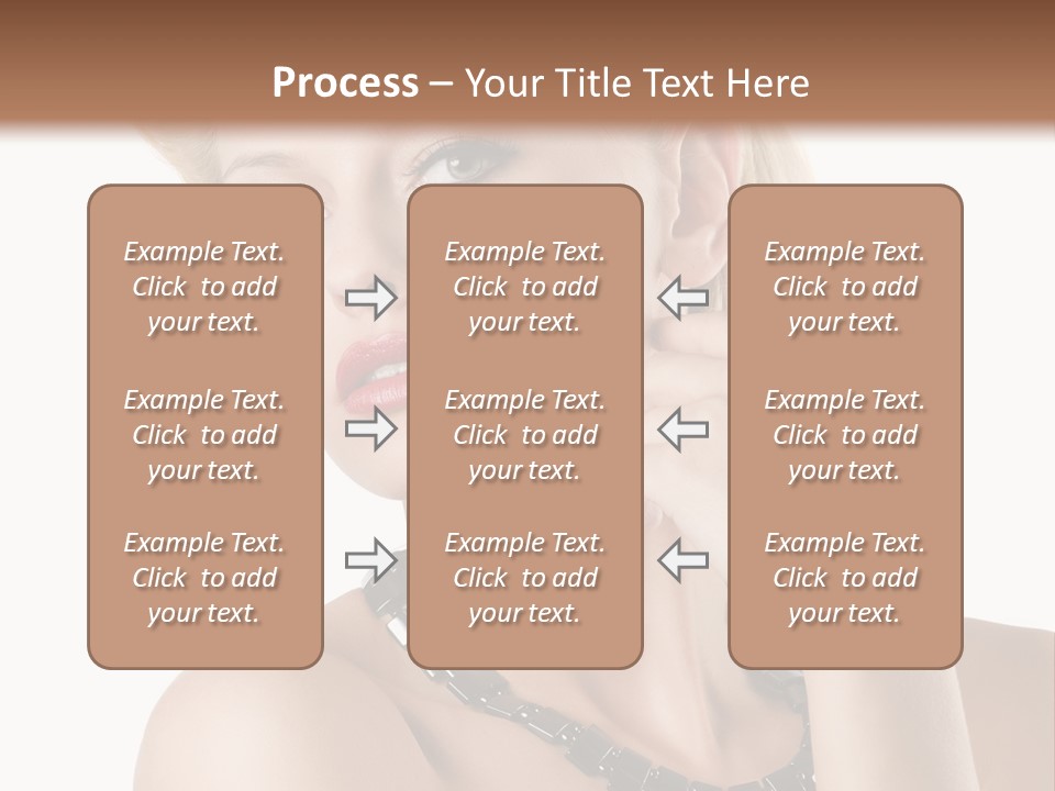 Retro Model Pretty PowerPoint Template