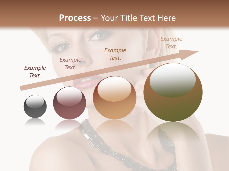 Retro Model Pretty PowerPoint Template