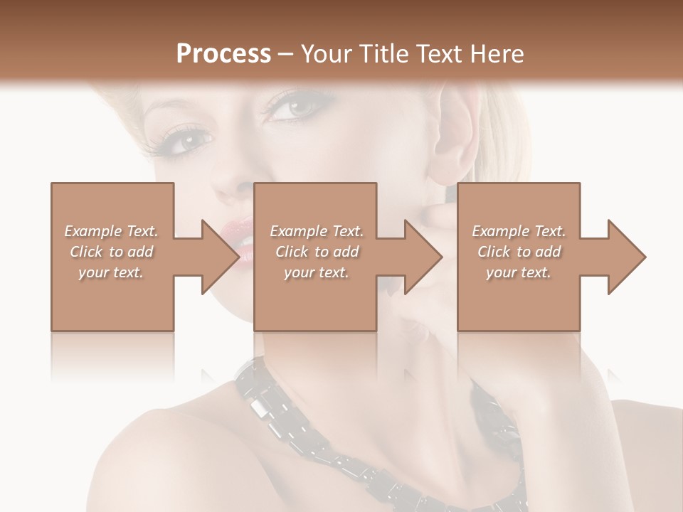 Retro Model Pretty PowerPoint Template