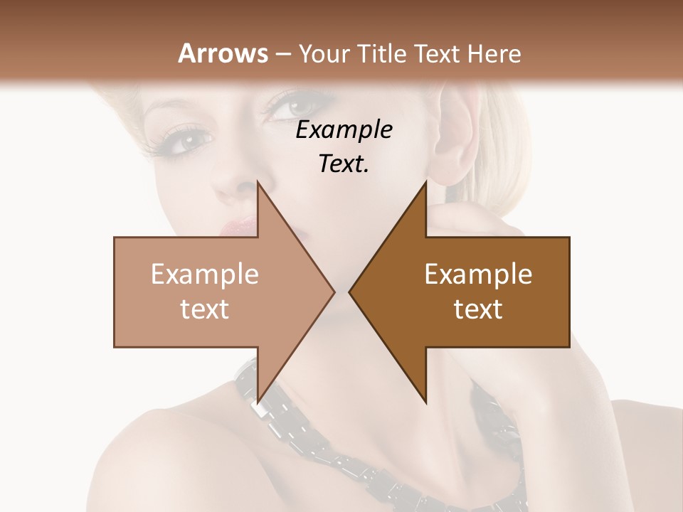 Retro Model Pretty PowerPoint Template