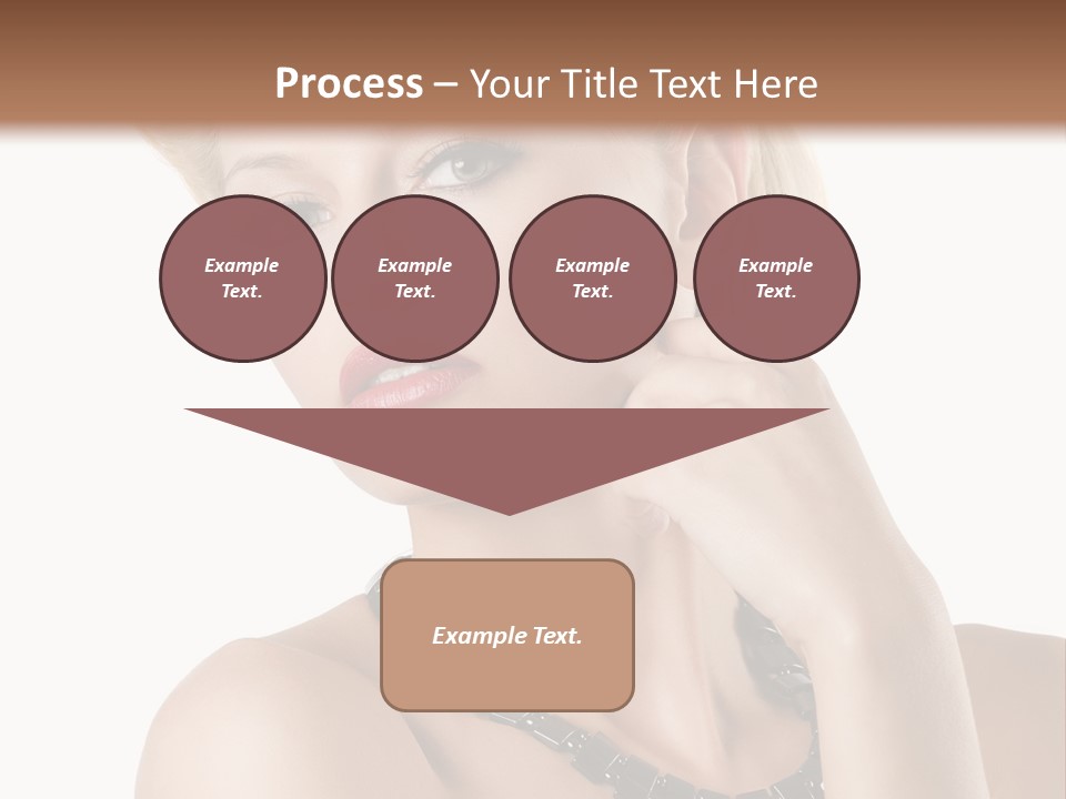 Retro Model Pretty PowerPoint Template