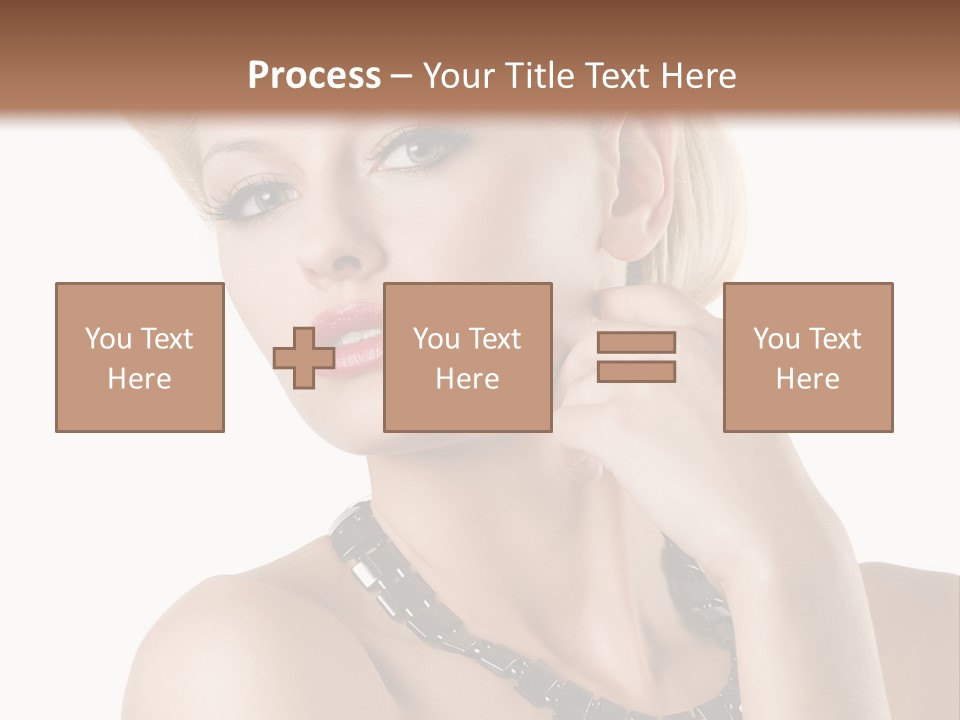 Retro Model Pretty PowerPoint Template