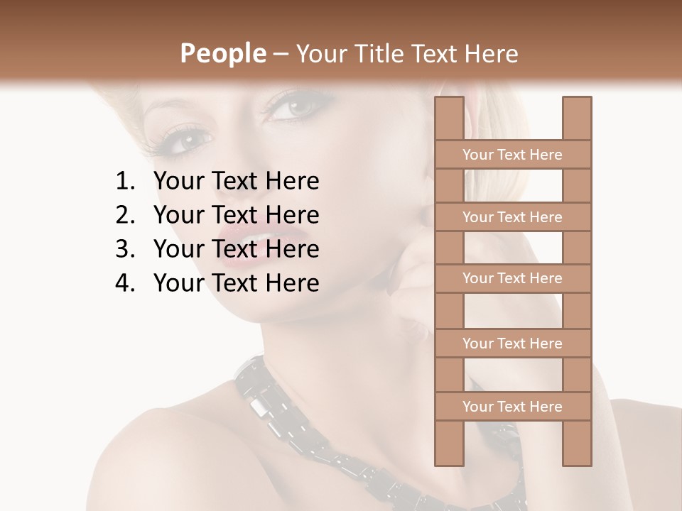 Retro Model Pretty PowerPoint Template