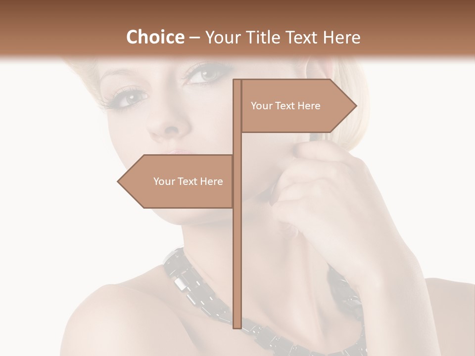 Retro Model Pretty PowerPoint Template
