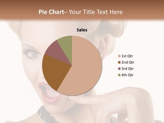 Woman Funny Face PowerPoint Template