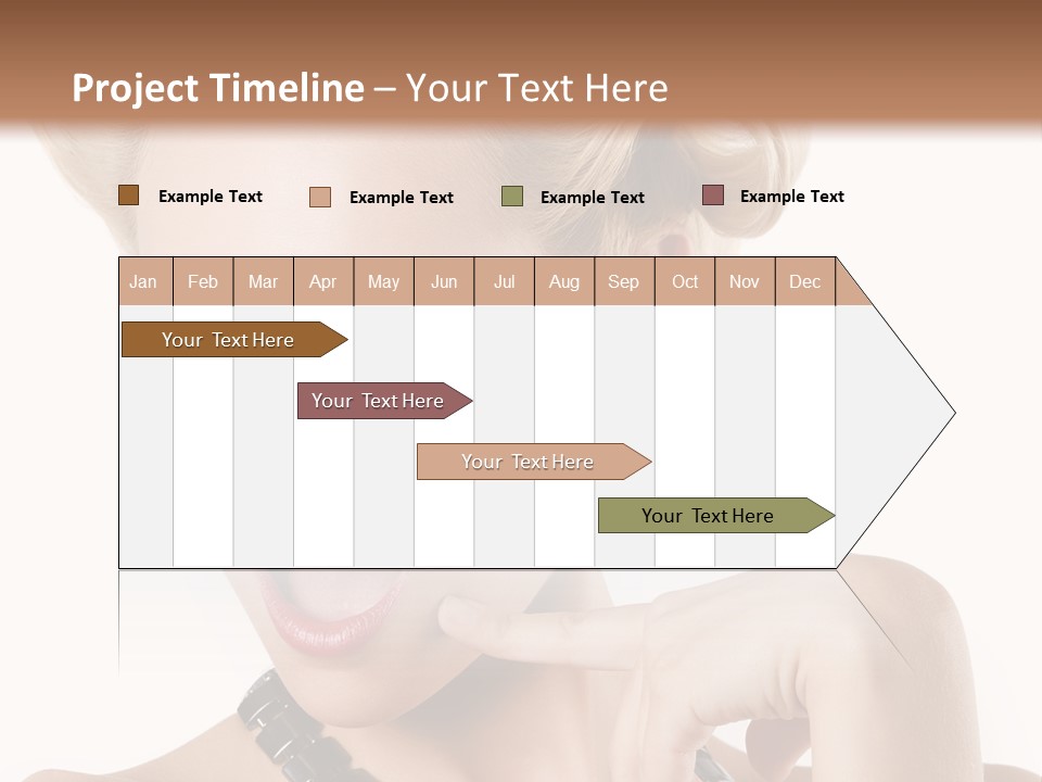 Woman Funny Face PowerPoint Template