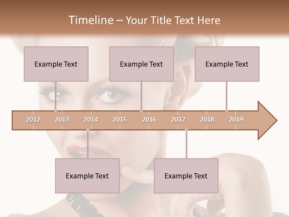 Woman Funny Face PowerPoint Template