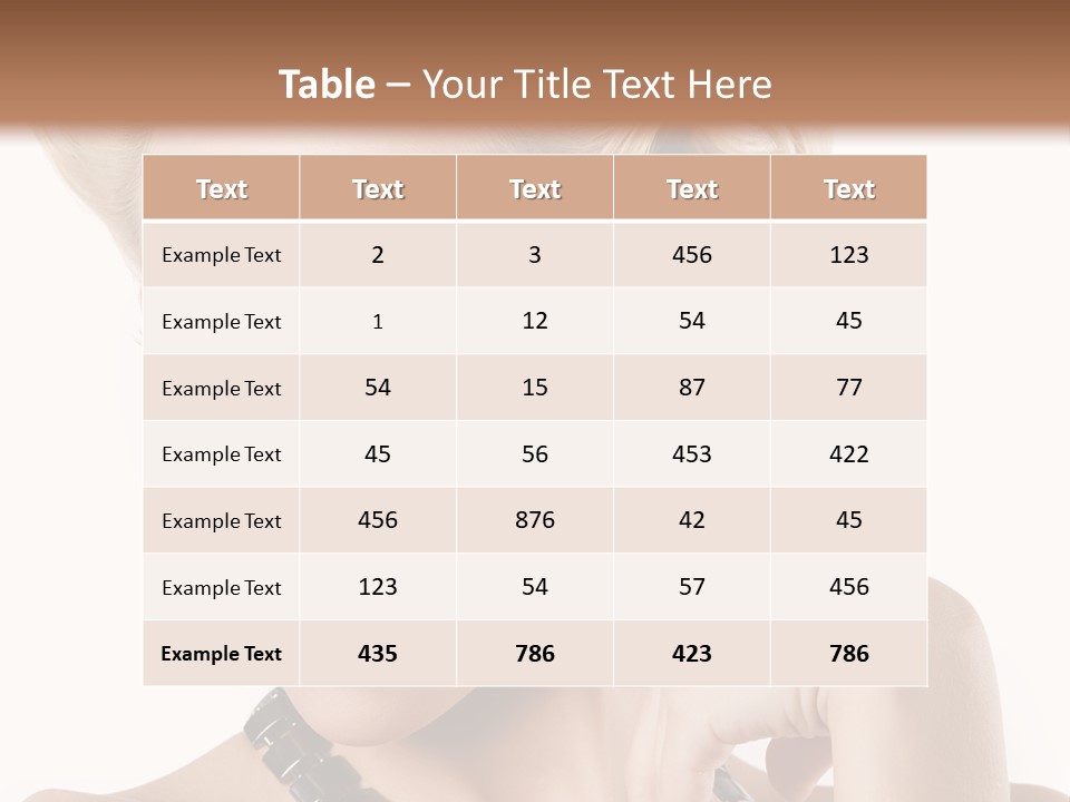 Woman Funny Face PowerPoint Template