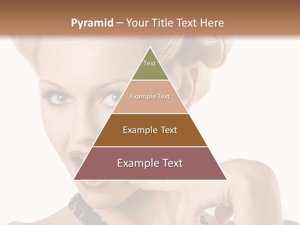 Woman Funny Face PowerPoint Template