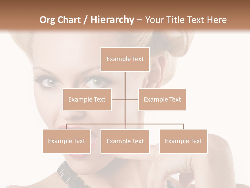 Woman Funny Face PowerPoint Template