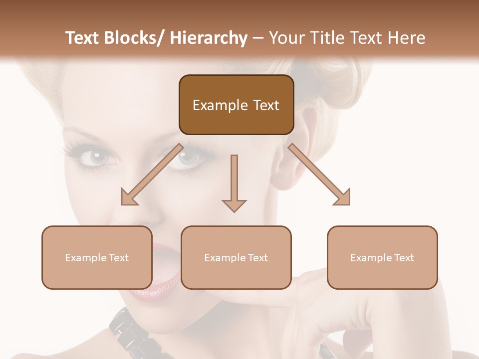 Woman Funny Face PowerPoint Template