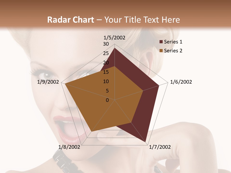 Woman Funny Face PowerPoint Template