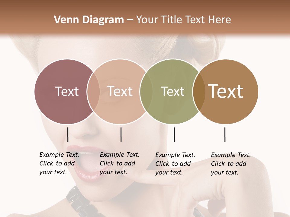 Woman Funny Face PowerPoint Template